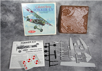 Vintage Collector's Series FOKKER E.V 1/48 Plastic Airplane Model Kit  (K & B 1135-170, 1972)