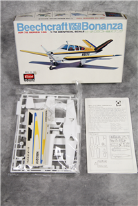 Vintage BEECHCRAFT V35B BONANZA 1/72 Plastic Model Kit (Eidai 003-100)