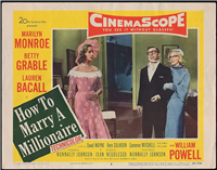 HOW TO MARRY A MILLIONAIRE  Original American Lobby Card # 5  (20th Century Fox, 1953) 