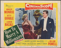 HOW TO MARRY A MILLIONAIRE  Original American Lobby Card # 6  (20th Century Fox, 1953) 