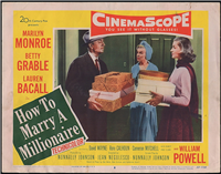 HOW TO MARRY A MILLIONAIRE  Original American Lobby Card # 8  (20th Century Fox, 1953) 