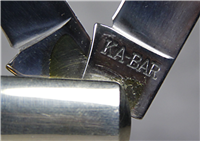 Rare 1987 KA-BAR UCC/87 Union Red Baron Bone Tear Drop Pocket Knife