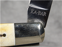 1992 KA-BAR CK92 Collector's Club Limited Edition Stag Folding Lockback Knife