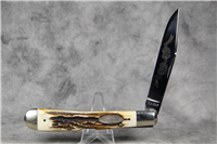 1992 KA-BAR CK92 Collector's Club Limited Edition Stag Folding Lockback Knife