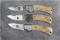PARKER CUT CO. Indians Series IV Set of 3 Pocket Knives