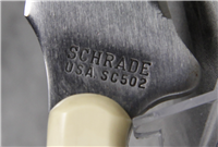 SCHRADE SCRIMSHAW SC-502 Pronghorn Sharp Finger Knife