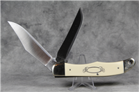 Vintage SCHRADE SCRIMSHAW SC-508 Turkey Folding Hunter Knife