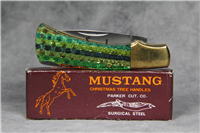 PARKER CUT CO Christmas Tree Mustang 4000 Folding Lockback Knife