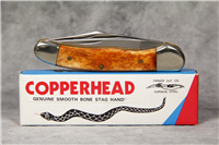 PARKER CUT CO Genuine Smooth Bone Stag Copperhead