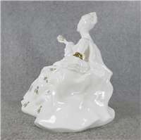 White Glazed ANTONIETTE 6-1/2 inch Bone China Figurine  (Royal Doulton, HN 2326)