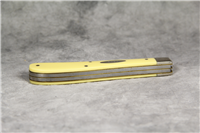 1980 CASE XX USA 32048SP Yellow Slimline Barehead Trapper Knife