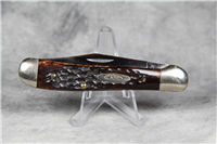 1974 CASE XX USA 6249 Red/Brown Jigged Bone Copperhead Pocket Knife