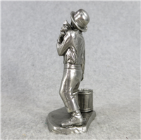 FRONTIER CHILDREN 3.75" Fine Pewter People of Old West Series Statue (American Sculpture Society, 1976)