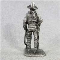 THE COWBOY 4.25" Fine Pewter People of Old West Series Statue (American Sculpture Society, 1976)