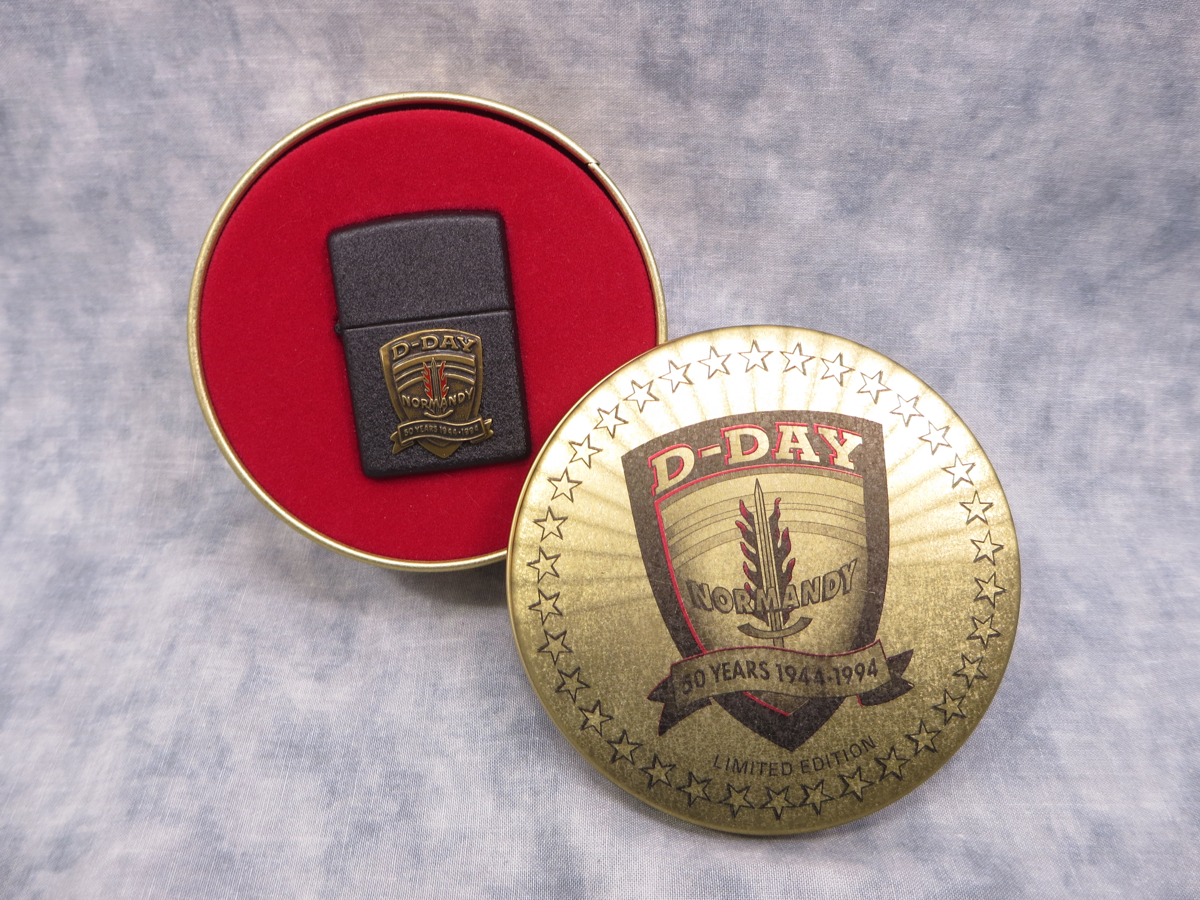 Value of D-DAY 50TH ANNIVERSARY Limited Edition Lighter in Tin