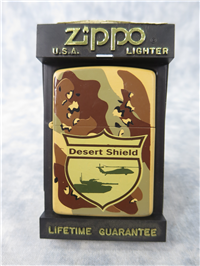 DESERT SHIELD Matte Camo Lighter (Zippo, #213DS, 1990-1994)  