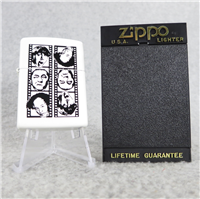THREE STOOGES Photo Strip White Matte Finish Lighter (Zippo, 1995)  