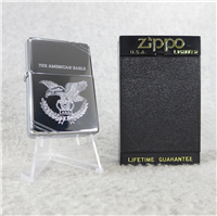 THE AMERICAN EAGLE Polished Chrome Lighter (Zippo, PAT. 2032695, 1994)  