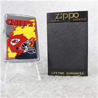 KANSAS CITY CHIEFS NFL Polished Chrome Lighter (Zippo, 1997)  