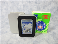 DALLAS COWBOYS NFL Polished Chrome Lighter (Zippo, #250NFL.446, 1997)  