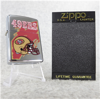 SAN FRANCISCO 49ERS NFL Polished Chrome Lighter (Zippo, 1998)  