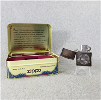 60TH ANNIVERSARY Midnight Brushed Chrome Lighter (Zippo, 1992)  