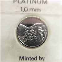 The Apollo 15 Eyewitness Platinum Mini Coin (Franklin Mint, 1971)