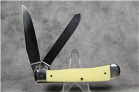 2002 CASE XX USA 3254 Zippo 70th Anniversary Yellow Trapper Pocket Knife