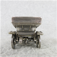 1911 STANLEY STEAMER World-Famous Sterling Silver Vintage Car Replica (Franklin Mint, Silver Car Miniatures Collection, 1977)