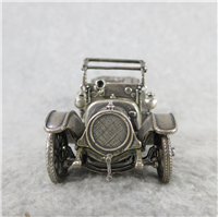 1911 RENAULT TAXI World-Famous Sterling Silver Vintage Car Replica (Franklin Mint, Silver Car Miniatures Collection, 1977)