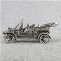 1911 DELAUNAY-BELLEVILLE World-Famous Sterling Silver Vintage Car Replica (Franklin Mint, Silver Car Miniatures Collection, 1977)