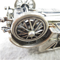 1913 CADILLAC COUPE World-Famous Sterling Silver Vintage Car Replica (Franklin Mint, Silver Car Miniatures Collection, 1977)