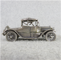 1912 HISPANO-SUIZA World-Famous Sterling Silver Vintage Car Replica (Franklin Mint, Silver Car Miniatures Collection, 1977)