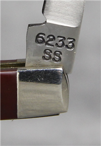 1993 CASE XX USA 6233 SS Brown Jigged Pen Knife