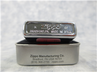 PLAYBOY BUNNY VERTICAL Laser Engraved Polished Chrome Lighter (Zippo, 24308, 2007-2008)  