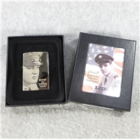 ELVIS 50TH ANNIVERSARY ARMY INDUCTION Black Ice Limited Edition Lighter (Zippo, 2008)  