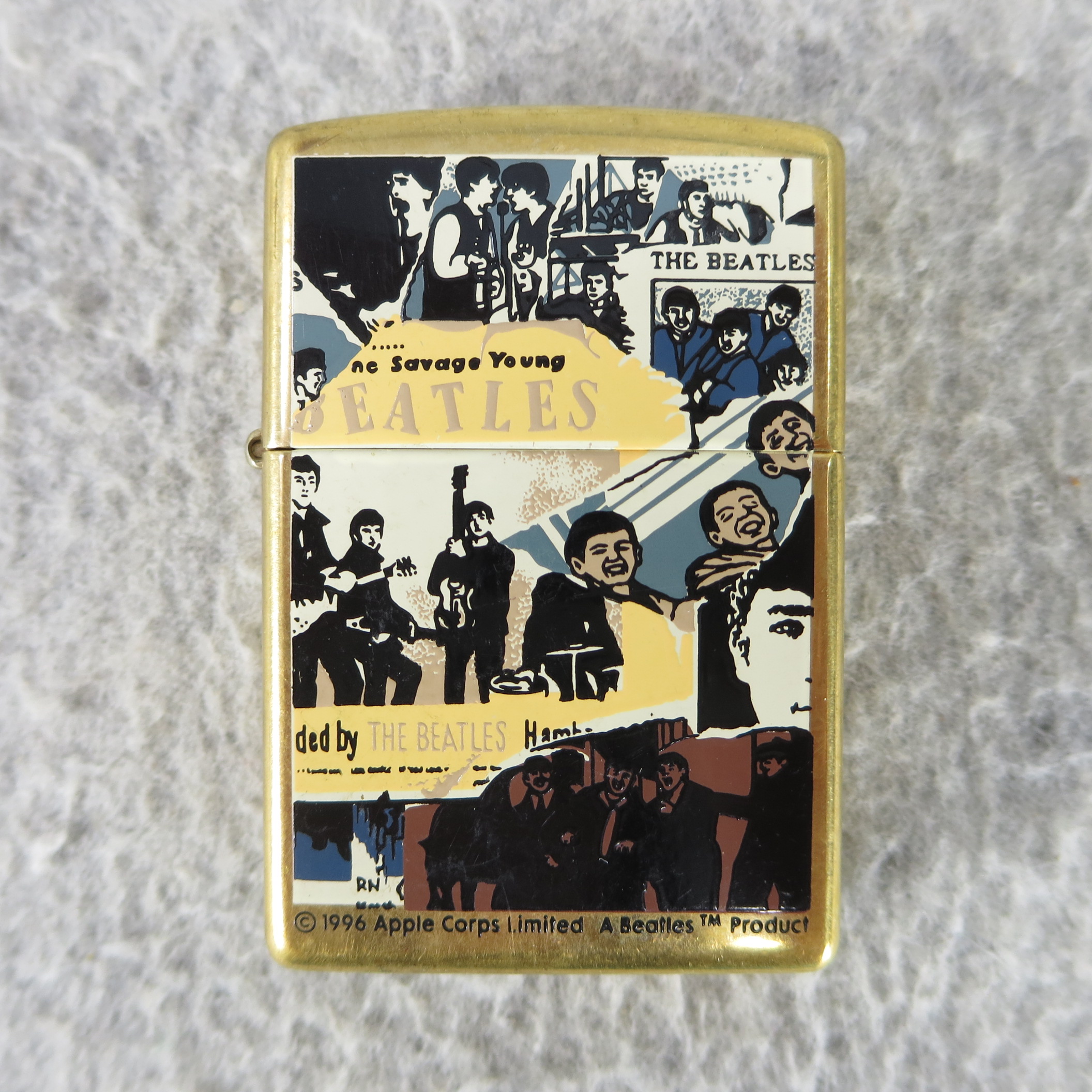 How much is BEATLES ANTHOLOGY Solid Brass Lighter (Zippo, 1998) worth