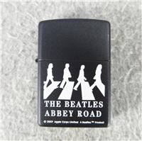 BEATLES ABBY ROAD BLACK Matte Finish Over Brass Lighter (Zippo, 2007)  