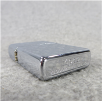 LASER ENGRAVED CHAIN LINK FENCE Polished Chrome Lighter (Zippo, 2003)  