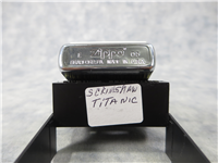 TITANIC SCRIMSHAW Brushed Chrome Lighter (Zippo, 2005)