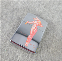 BUNNY COSTUME Polished Chrome Lighter (Zippo, Petty Pretty Girl Collection, 1995)