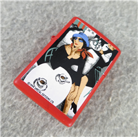 Playboy Archives GIRL IN BLACK Red Matte Lighter (Zippo, 1999 Special Editions, 2000)  
