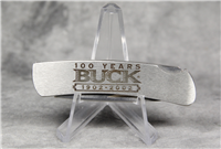 BUCK 100-Year Anniversary 1902-2002 Commemorative Folding Lockback Knife & Pin
