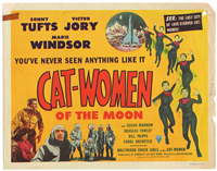 CAT-WOMEN OF THE MOON  Original American Title Card   (Astor Pictures, 1954) 