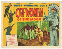 CAT-WOMEN OF THE MOON  Original American Lobby Card   (Astor Pictures, 1954) 
