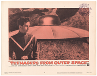 TEENAGERS FROM OUTER SPACE Set of 8 Original American Lobby Cards  (Warner Brothers, 1959) 