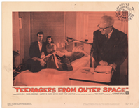 TEENAGERS FROM OUTER SPACE Set of 8 Original American Lobby Cards  (Warner Brothers, 1959) 