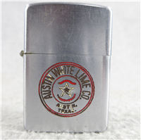 AUSTIN WHITE LIME CO. (Austin, TX) Advertising Brushed Chrome Lighter (Zippo, 1950)  