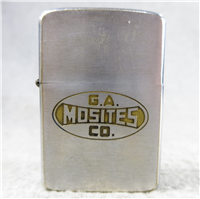 G. A. MOSITES CO. Rubber Manufacturer Advertising Chrome Lighter (Zippo, 1958)  