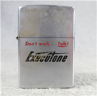 EXECUTONE 'Don't Walk...Talk!' Telephone Advertising Chrome Lighter (Zippo, 1965)  